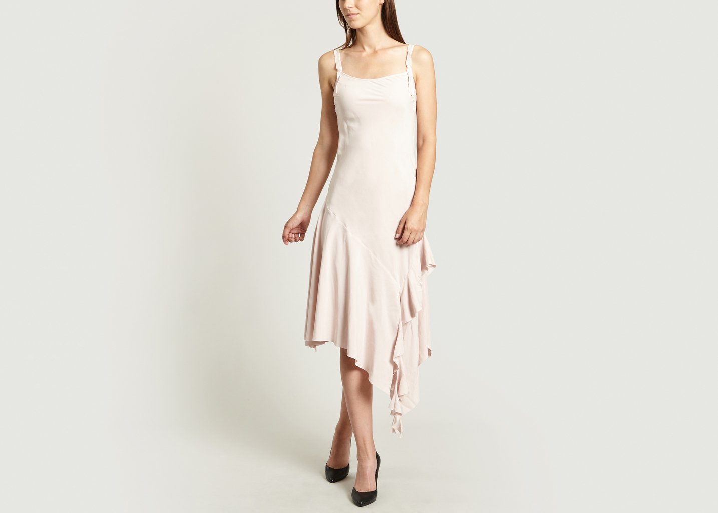 l'exception Robe Midi à Volants Nude Masha Ma