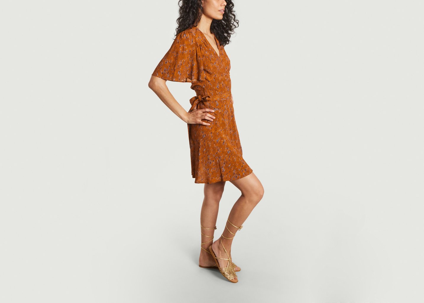 L'exception Robe Mio Swinger Orange Sessùn
