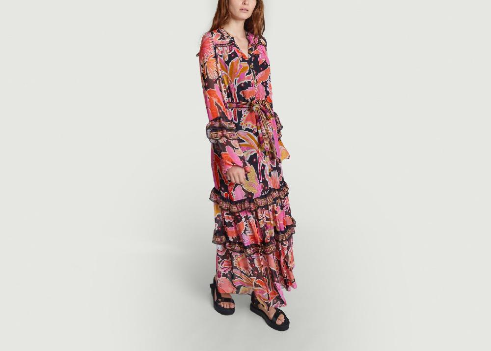 L'exception Robe Nature Midi Imprimé Farm Rio