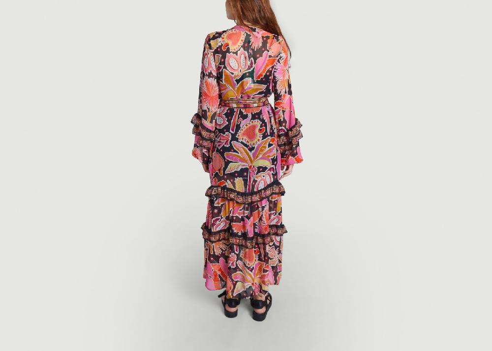 L'exception Robe Nature Midi Imprimé Farm Rio
