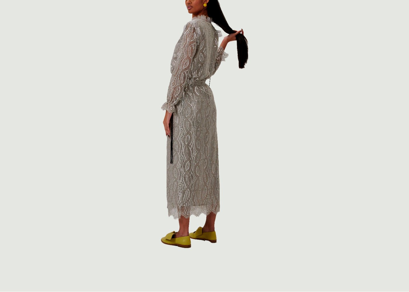 L'exception Robe Nicole Argent Heimstone