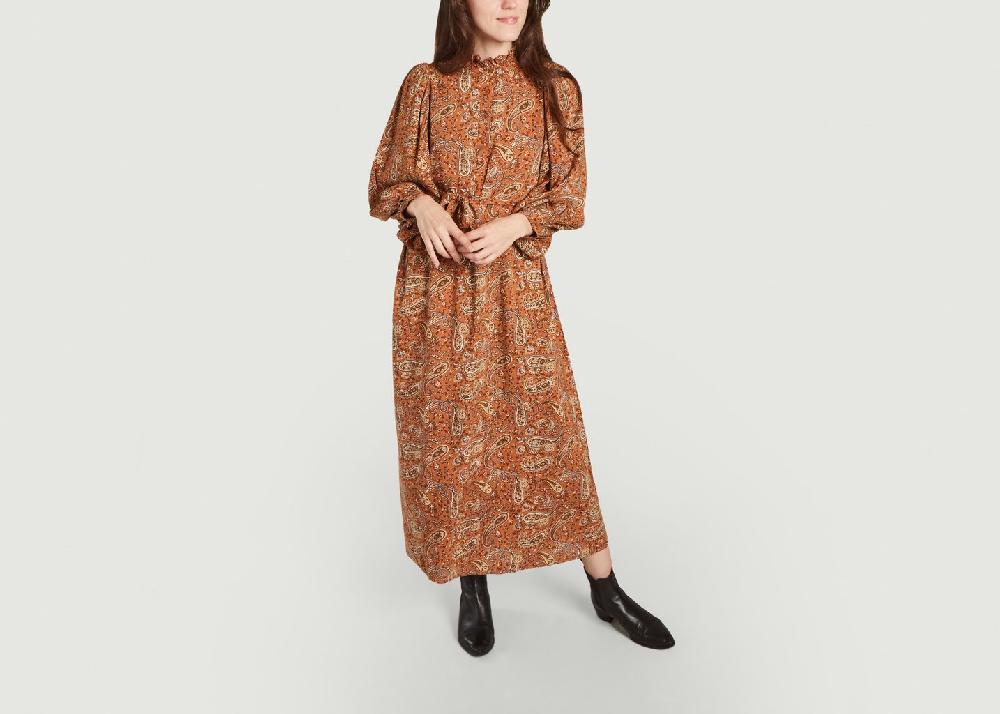 L'exception Robe Piona Brique Jolie Jolie