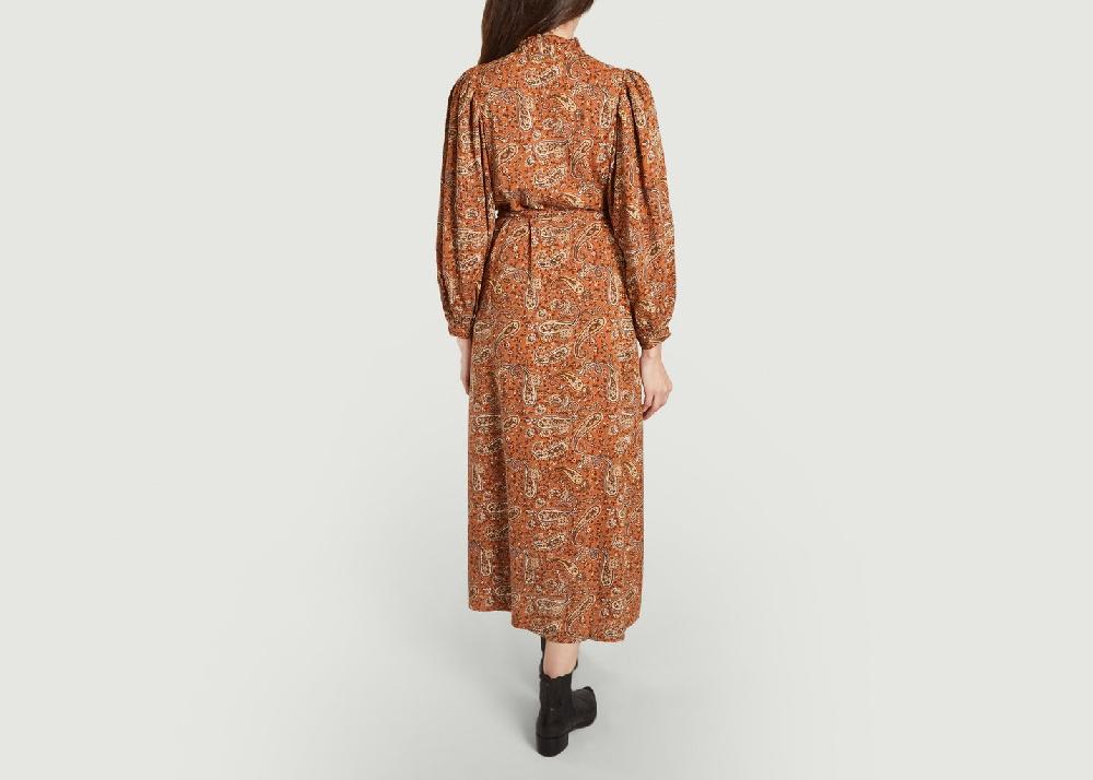 L'exception Robe Piona Brique Jolie Jolie
