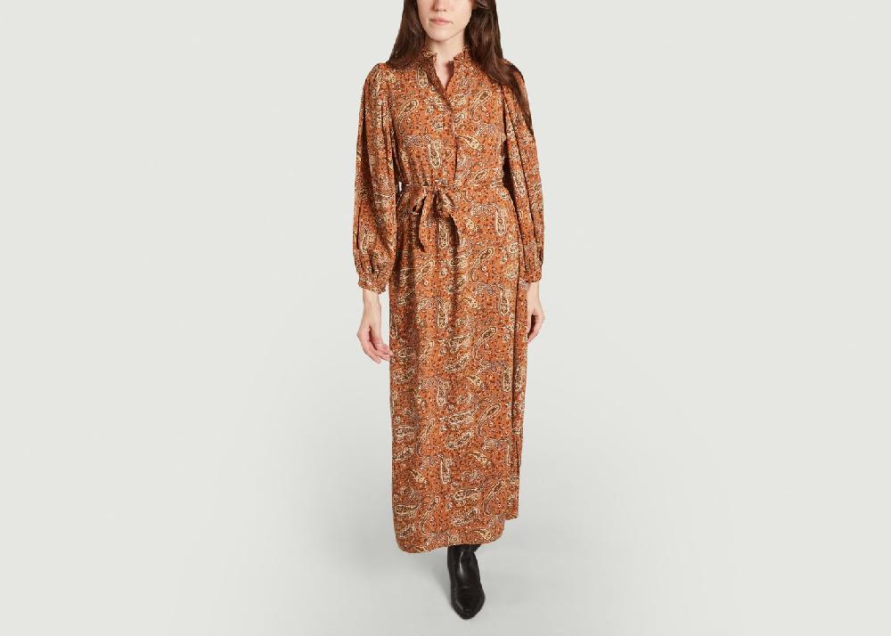 l'exception Robe Piona Brique Jolie Jolie