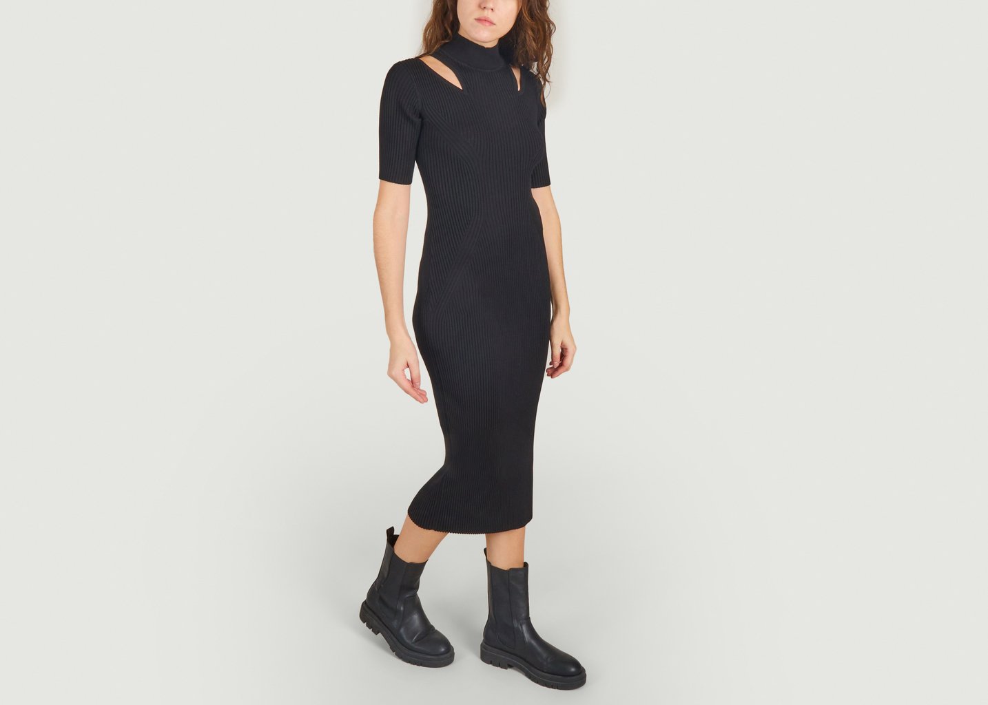 L'exception Robe Priscilla Noir IRO Paris