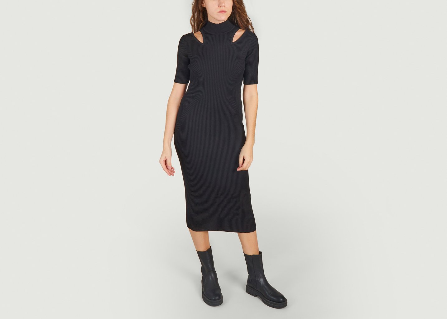 l'exception Robe Priscilla Noir IRO Paris