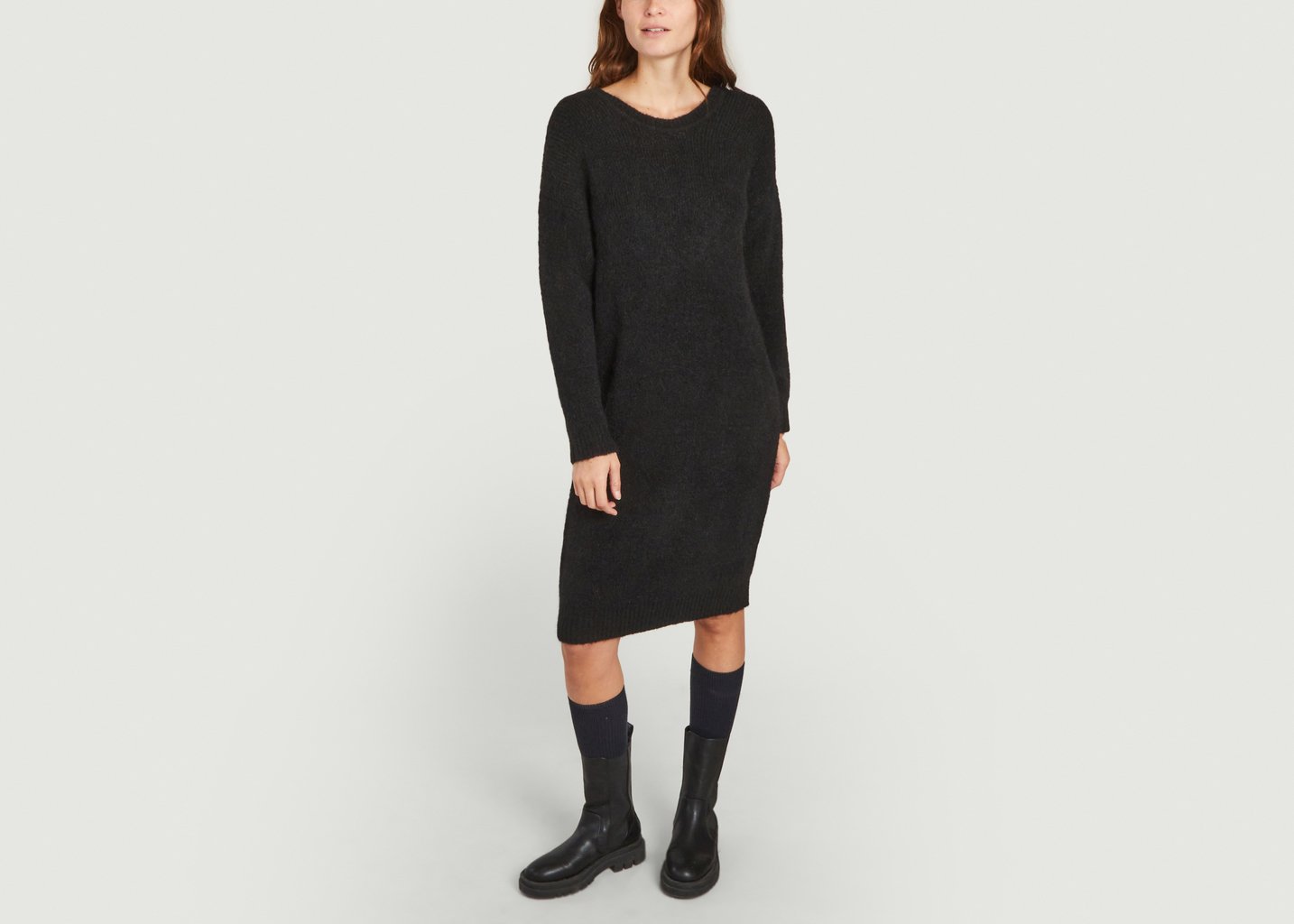 l'exception Robe Refrain Noir La Petite Française
