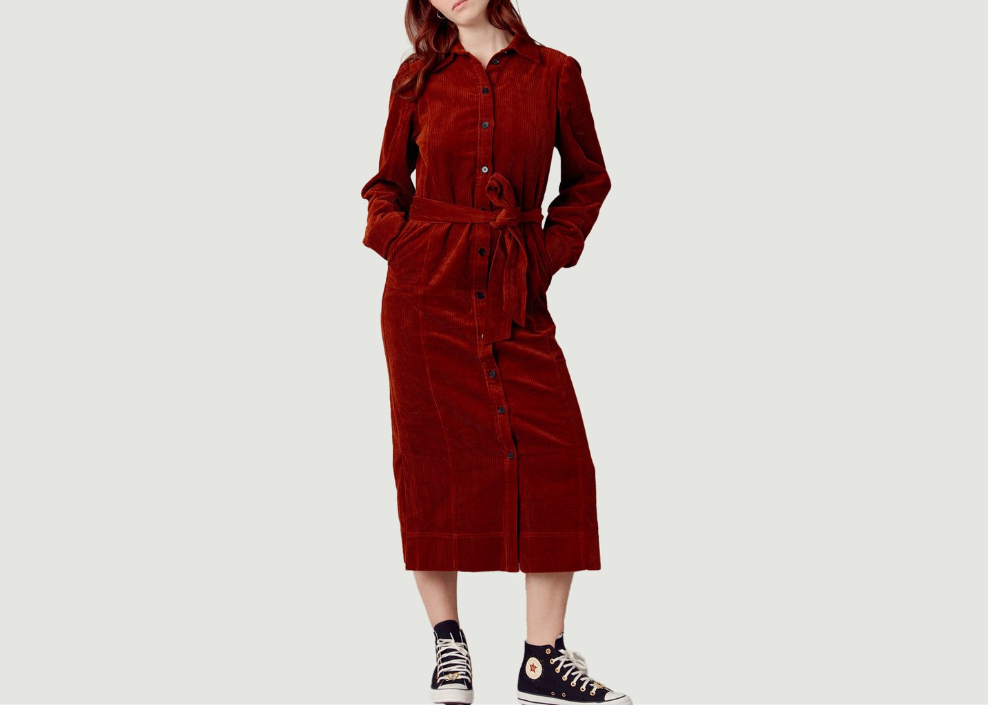 l'exception Robe REINA Rouille komodo