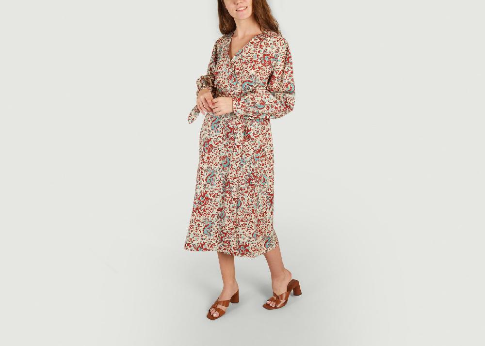 L'exception Robe Ripata Imprimé Diega
