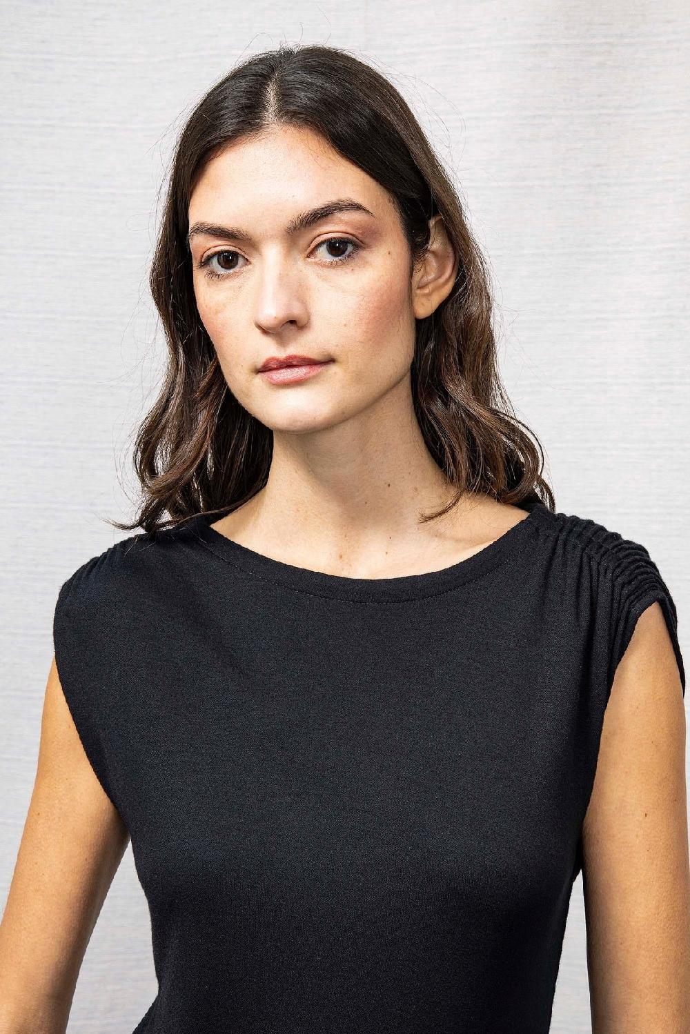 L'exception Robe Romina Noir Misericordia