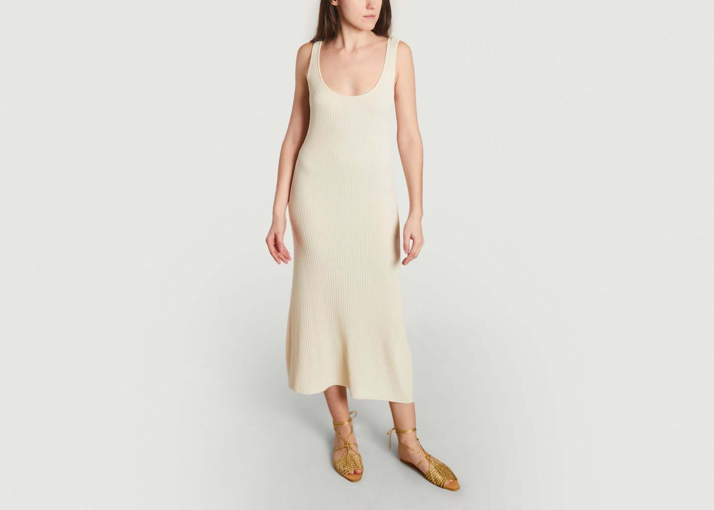 L'exception Robe Rosalba Ecru Sessùn