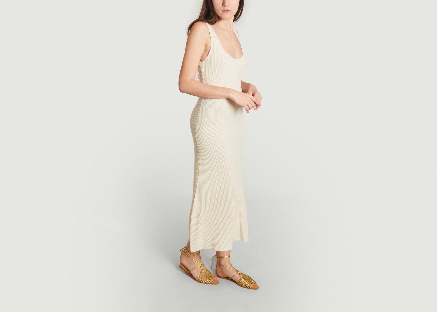 L'exception Robe Rosalba Ecru Sessùn