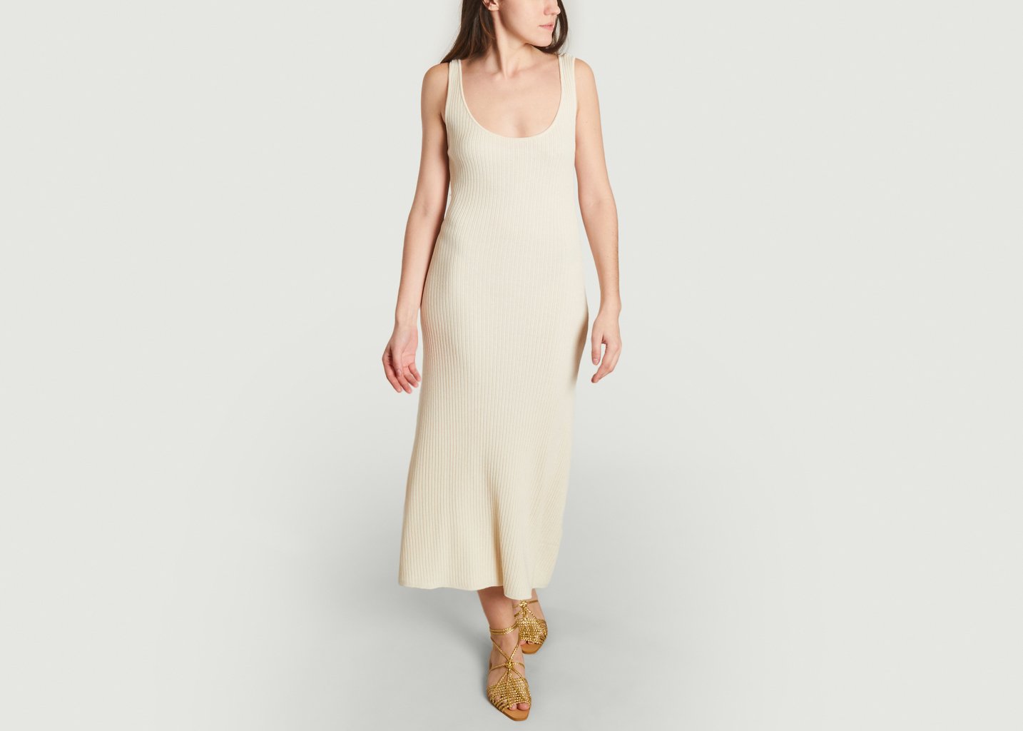 l'exception Robe Rosalba Ecru Sessùn