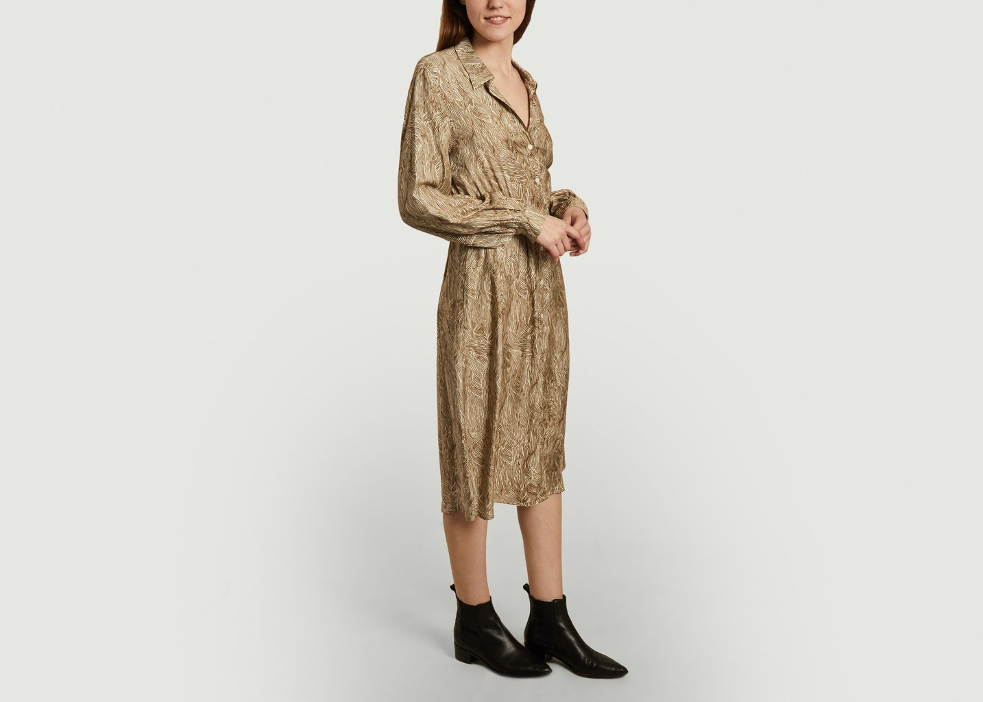 L'exception Robe Rosia Beige Diega
