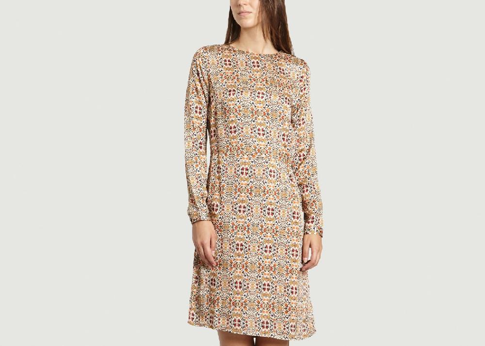 l'exception Robe Ruiz Orange Chloé Stora