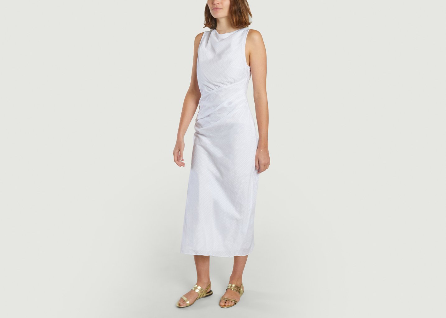 L'exception Robe Sahira 15155 Blanc Samsoe & Samsoe