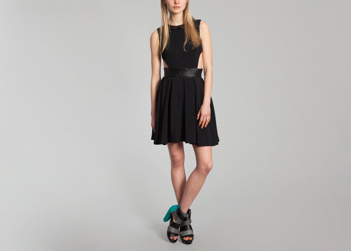 L'exception Robe Soie Noir As I Am