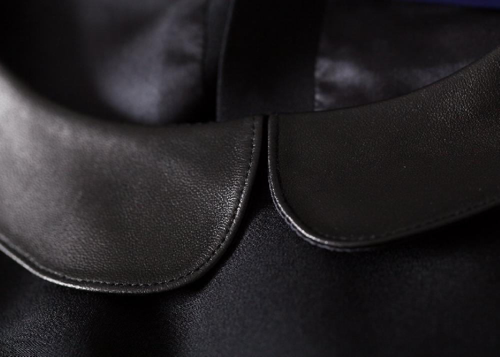 L'exception Robe Soie Noir As I Am
