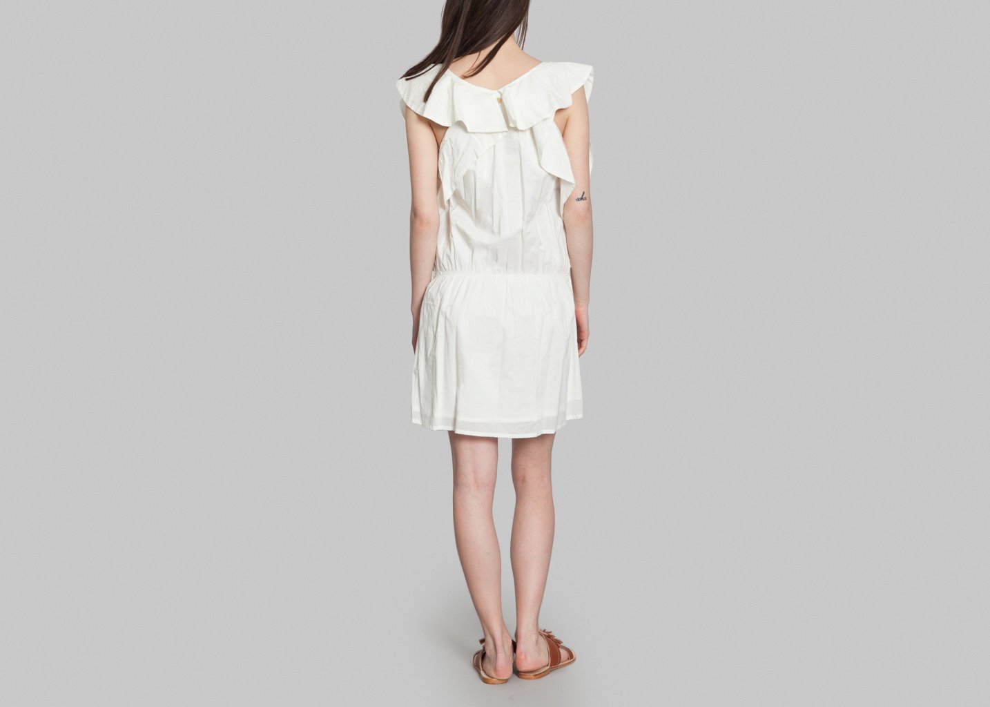 L'exception Robe Tee Janie Crème Antik Batik