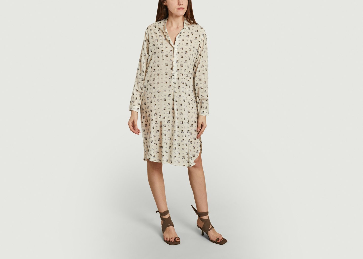 l'exception Robe tunique n°514 Bleu Moismont