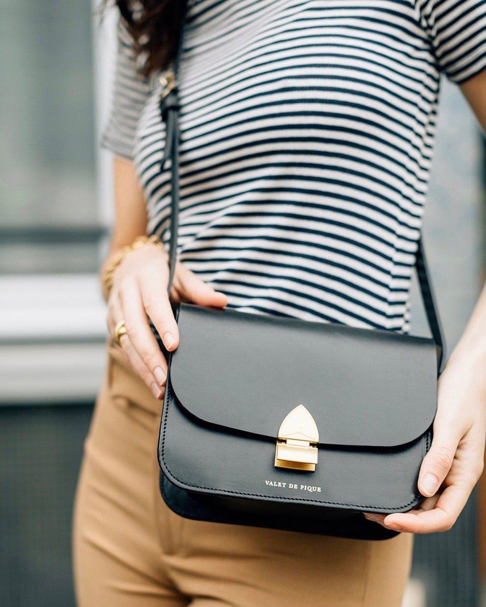 L'exception Sac à Main Colette Noir Valet De Pique