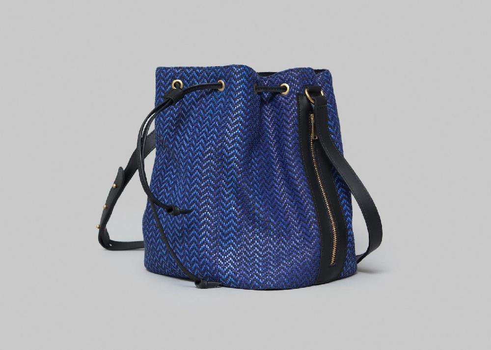 L'exception Sac Hepburn GM Bleu FrenchTrotters