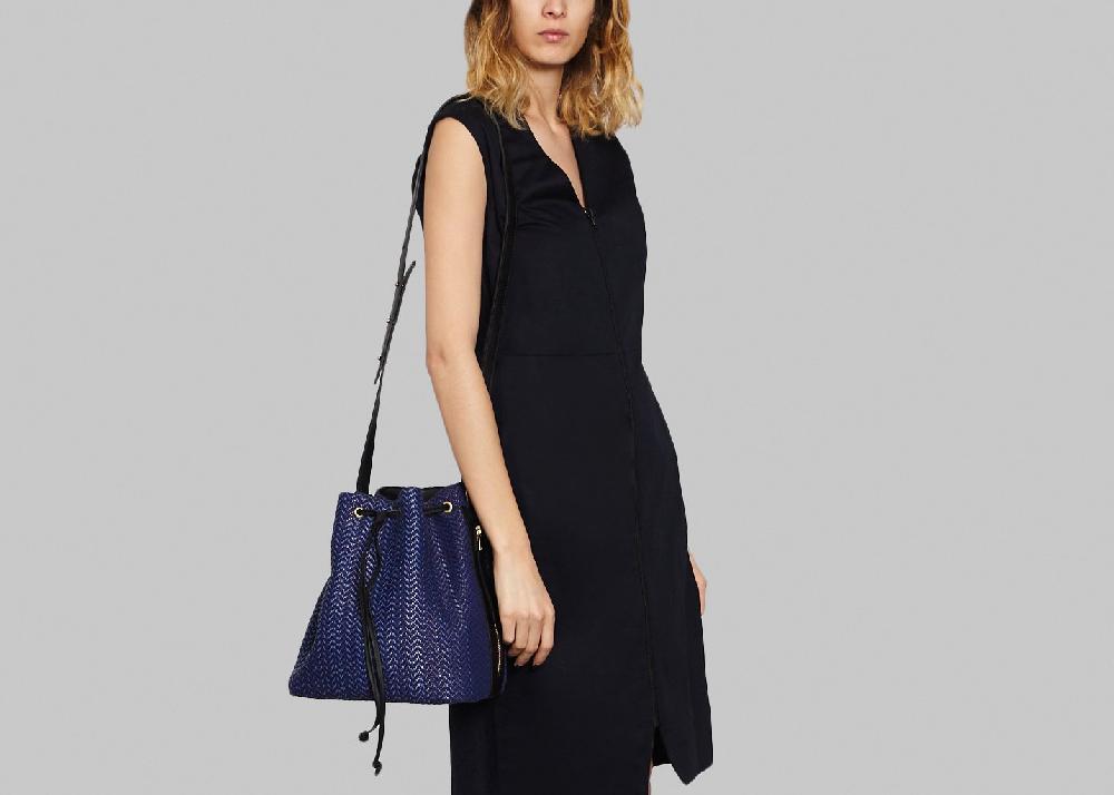 L'exception Sac Hepburn GM Bleu FrenchTrotters