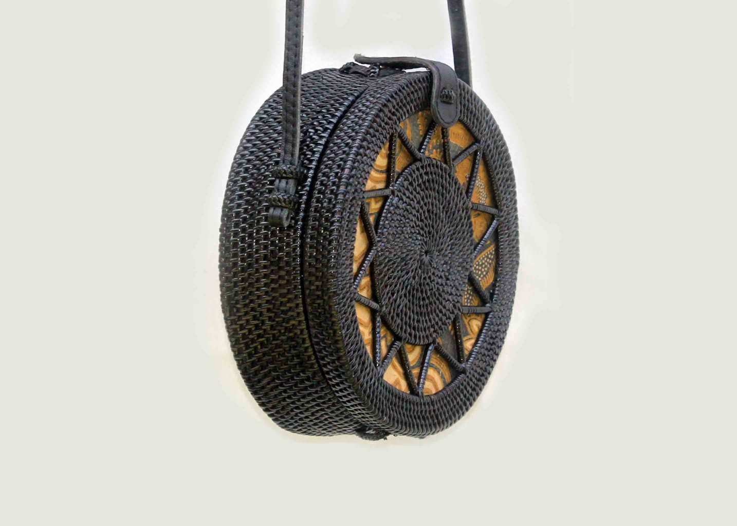 L'exception Sac Sri En Rotin Noir Kita Dua