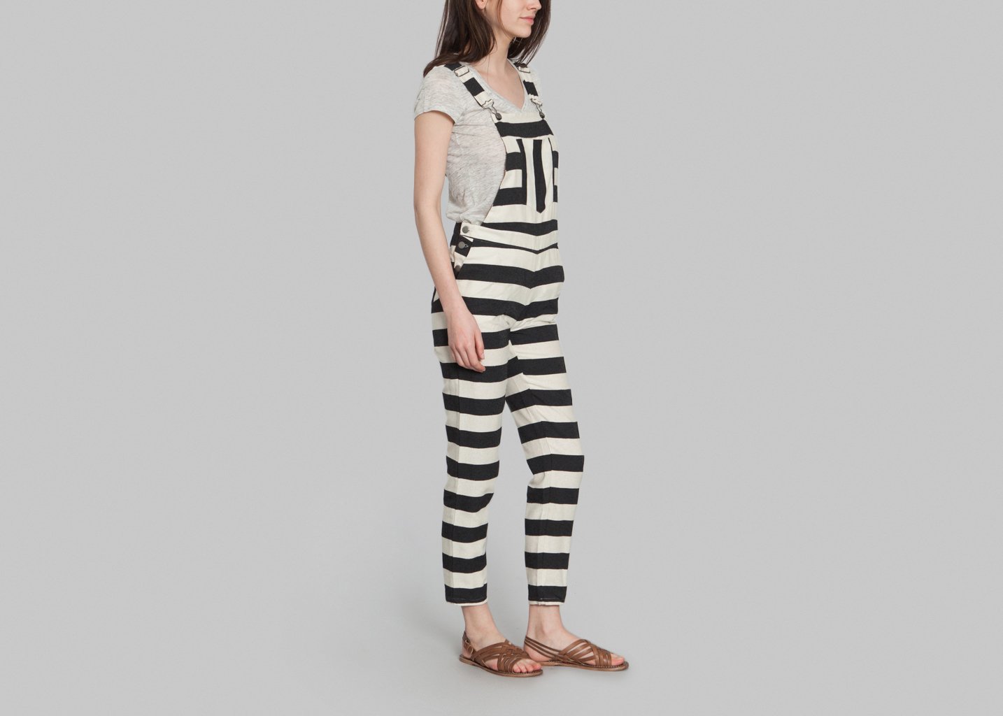 L'exception Salopette Tilda Noir Margaux Lonnberg