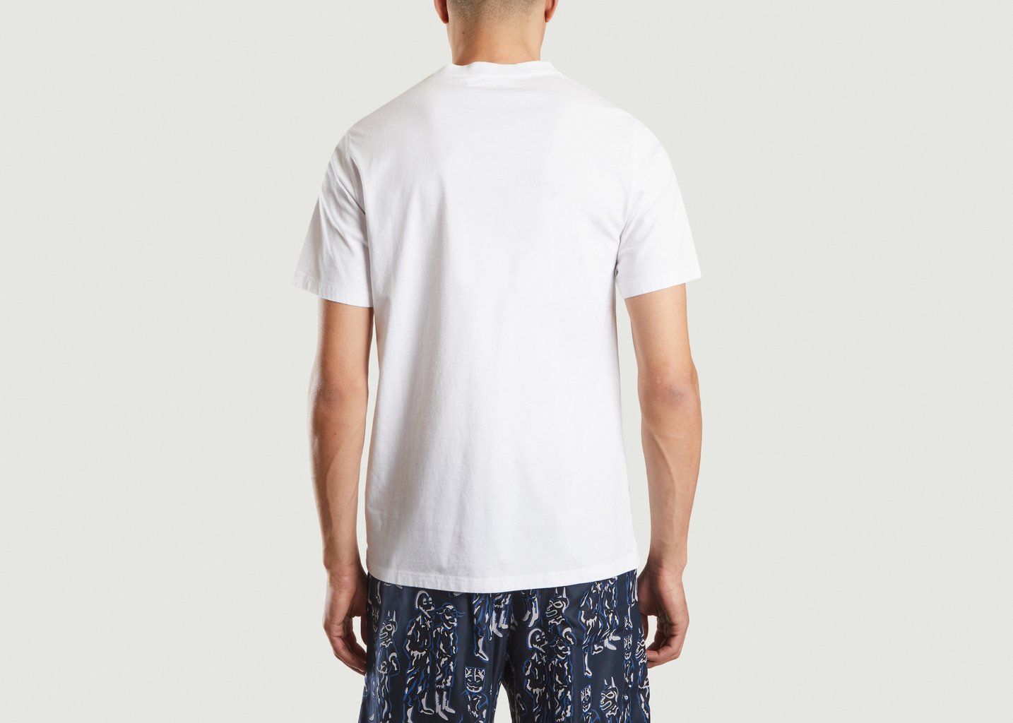 L'exception Sami JC Logo T Shirt Blanc Wood Wood
