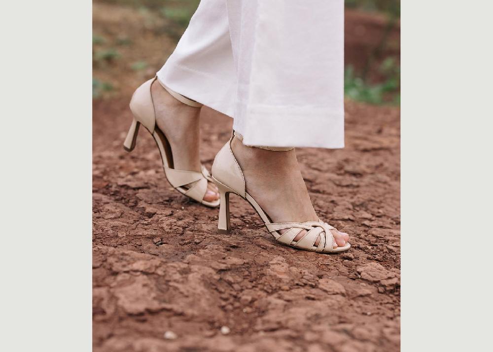 L'exception Sandale Aria Beige Maison Toufet