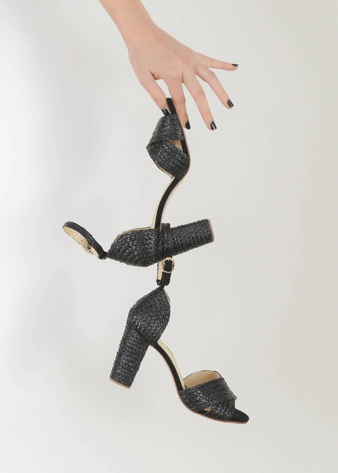 L'exception Sandale Carmen Noir Charlotte Woivre