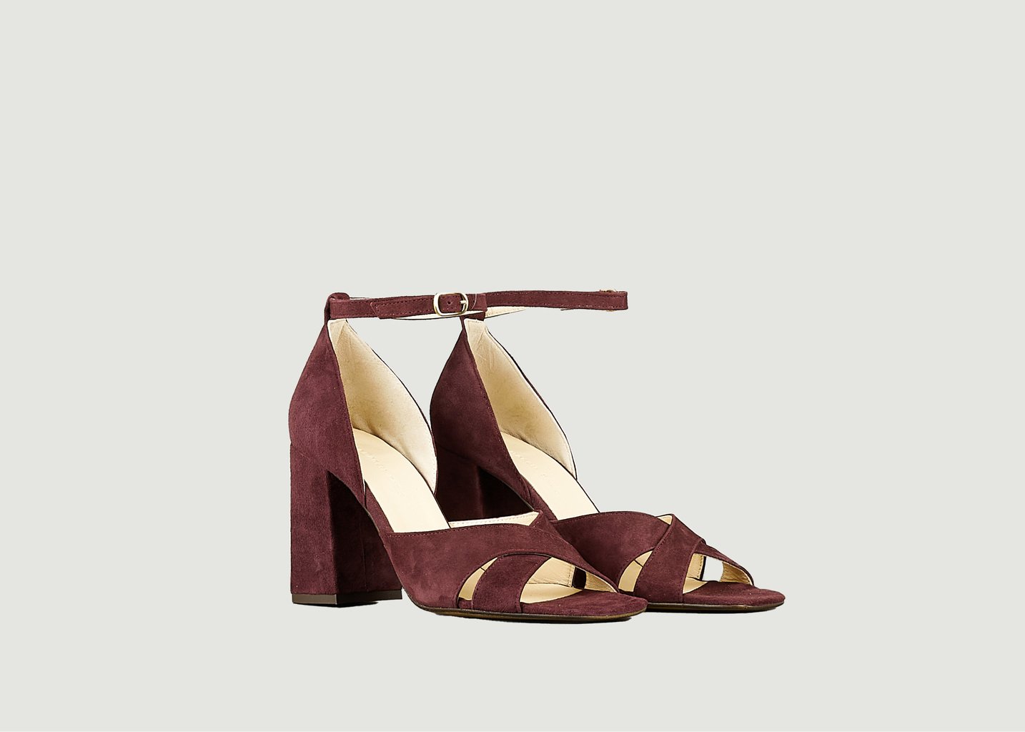 l'exception Sandale Gabrielle Prune Tila March