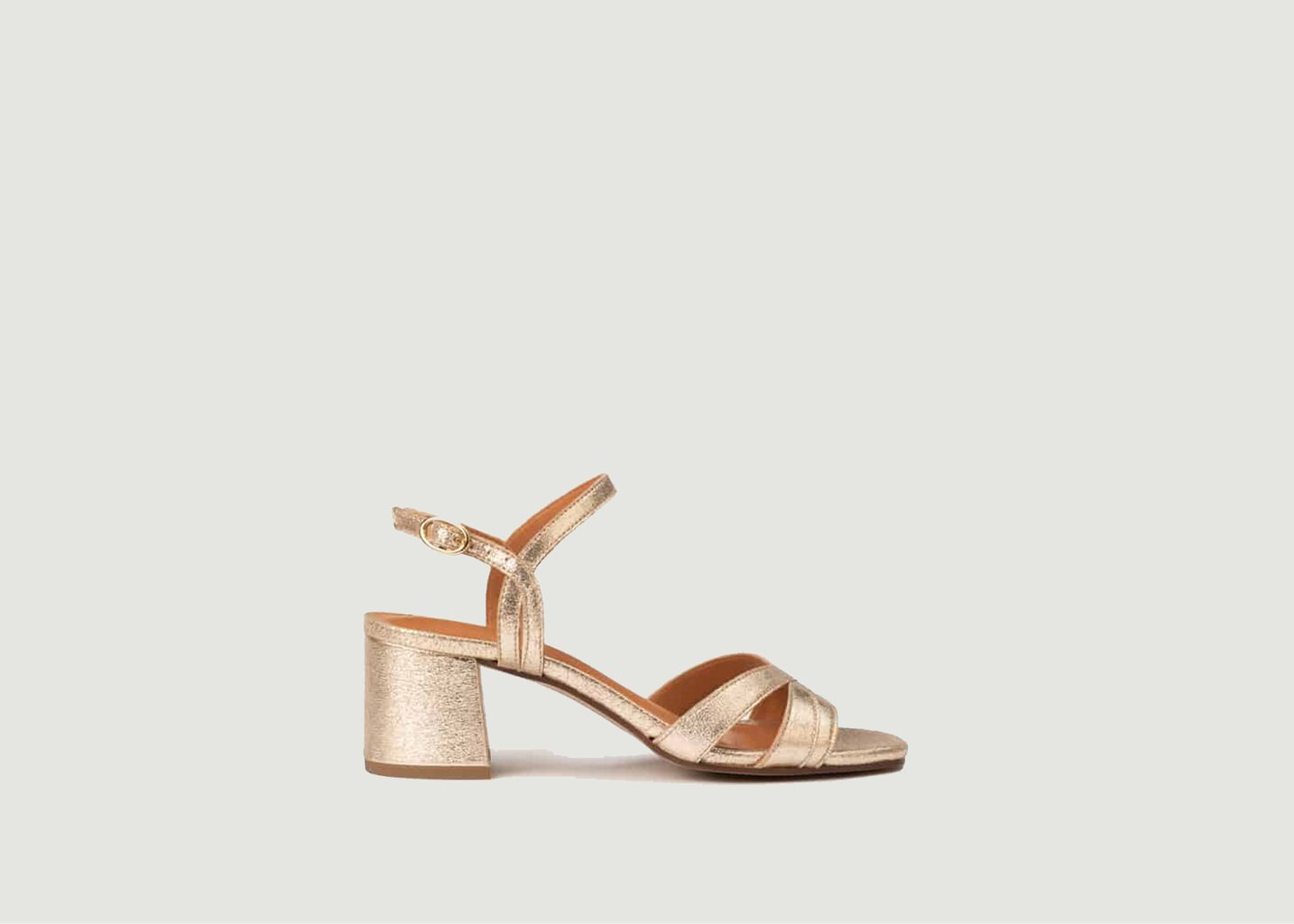 l'exception Sandale Garance Or Maison Toufet