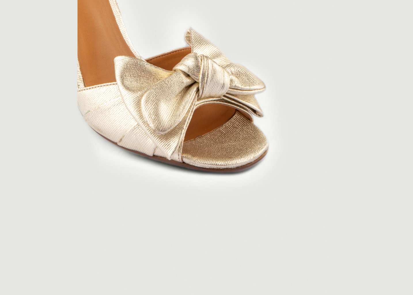 L'exception Sandale Hortense Or Maison Toufet