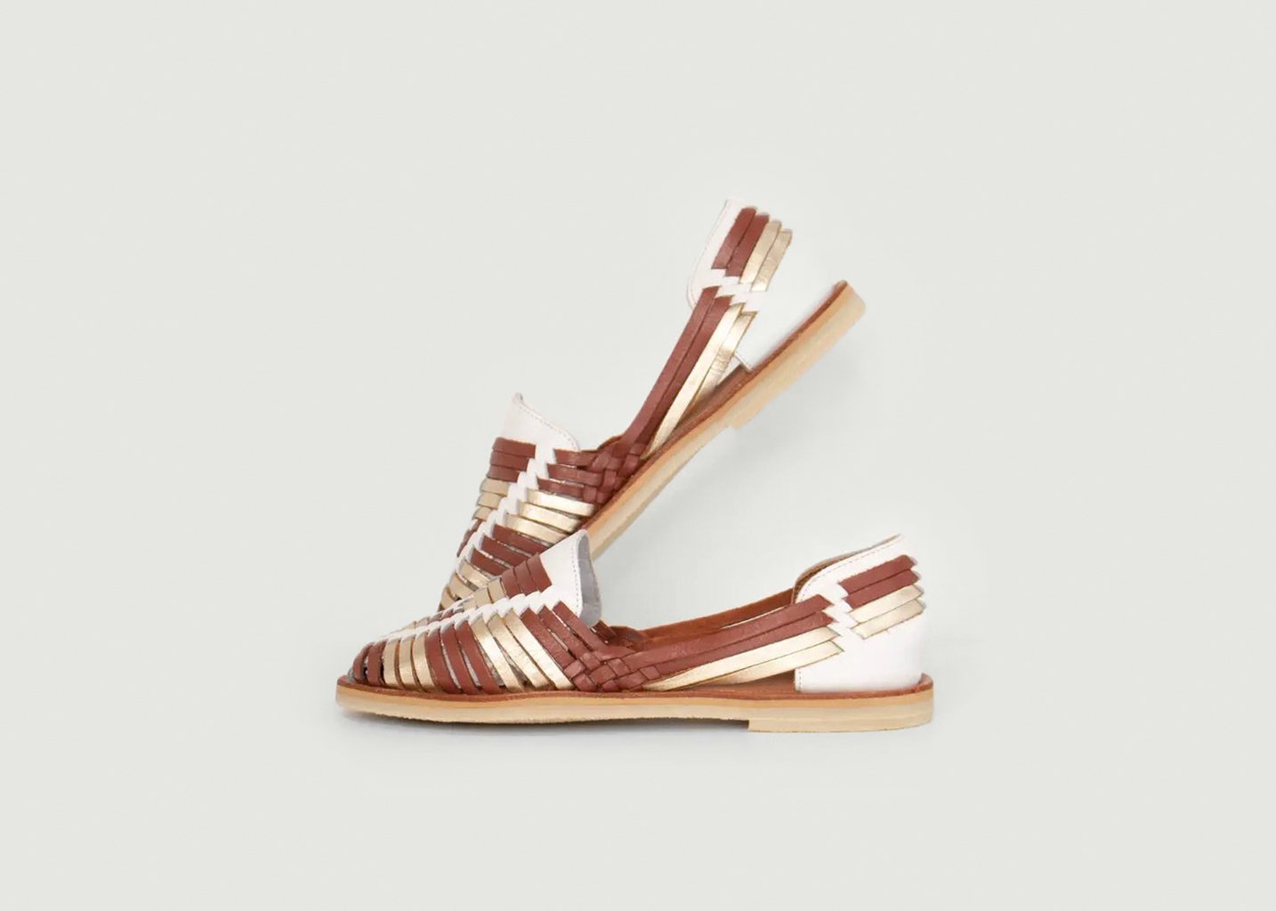 L'exception Sandale Ibarra Tabac Mapache