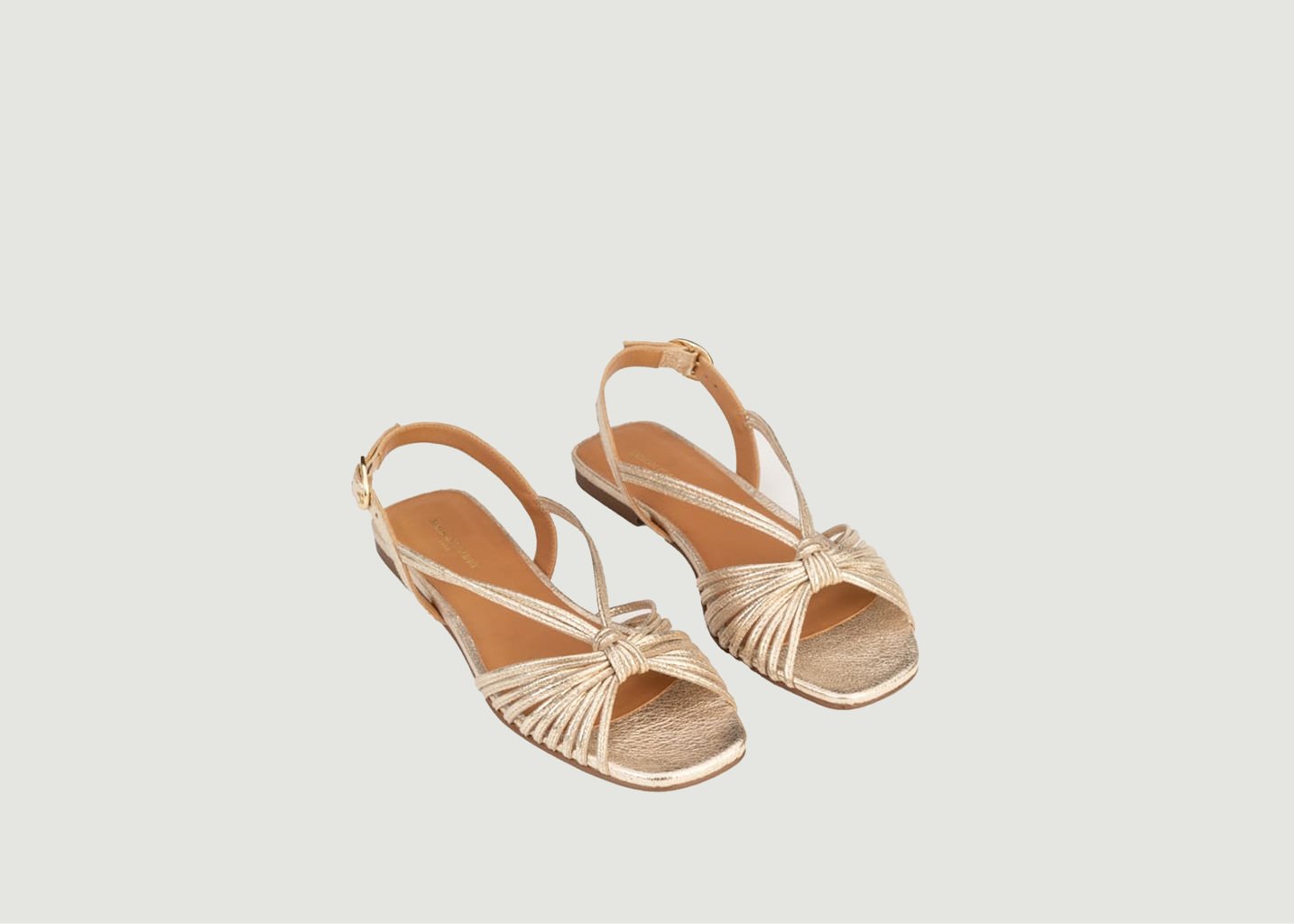 L'exception Sandale Mélodie Or Maison Toufet