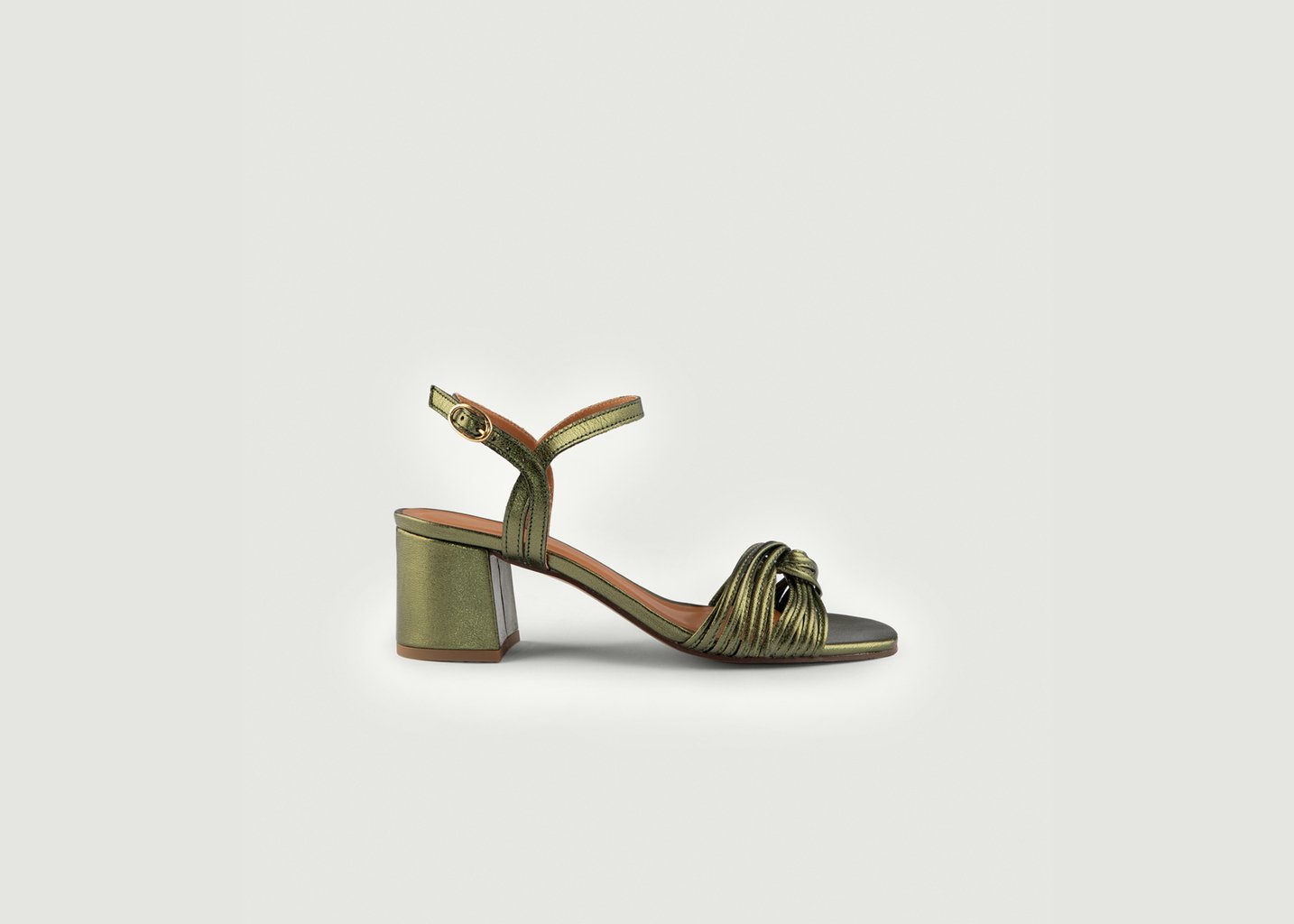 l'exception Sandale Molly Khaki Maison Toufet