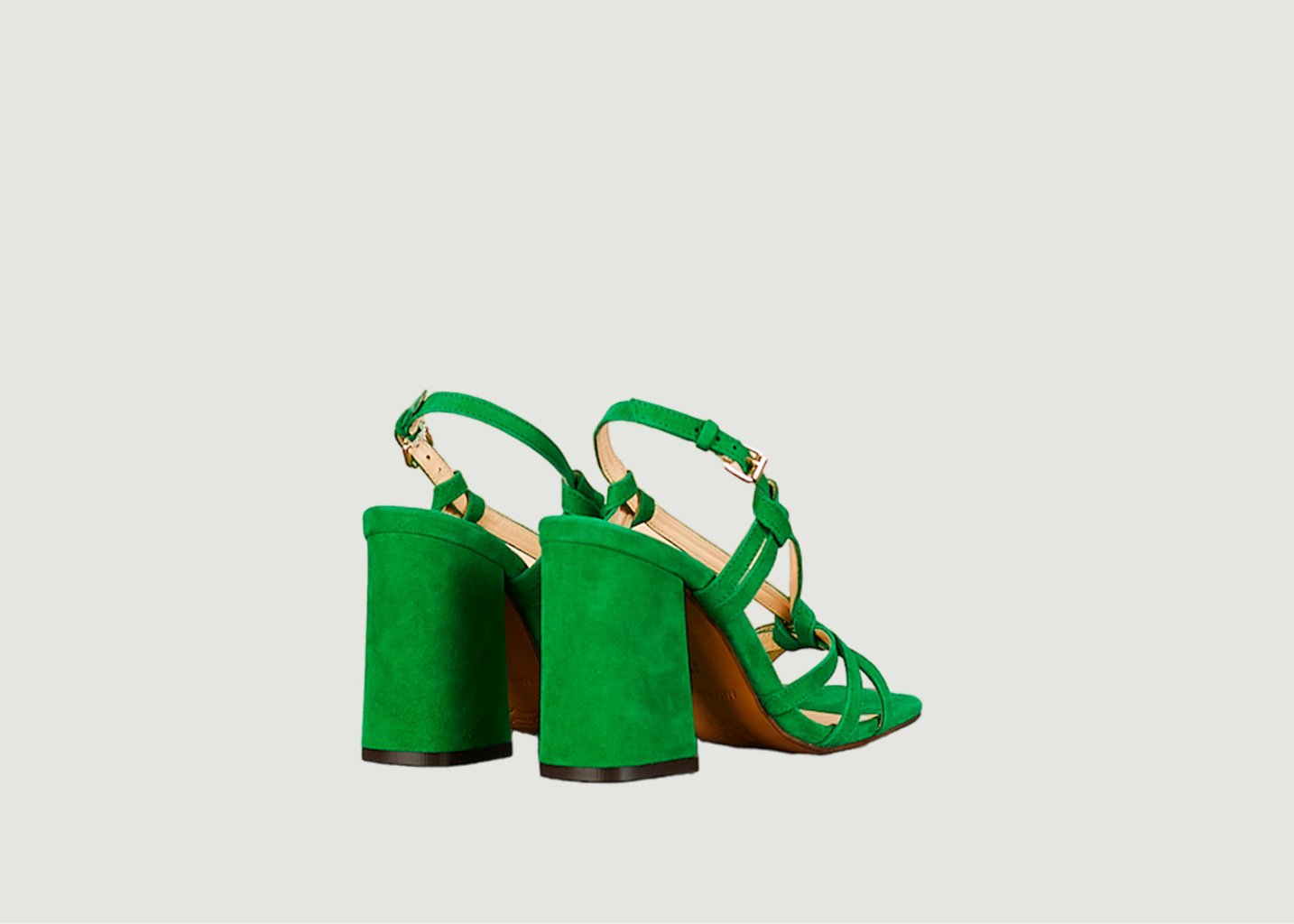 L'exception Sandale Noeud En Daim Vert Tila March
