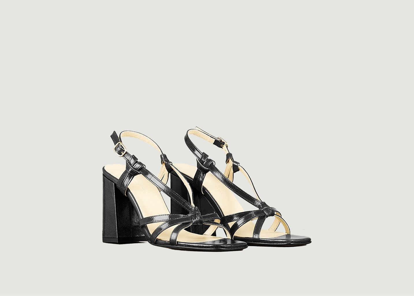 l'exception Sandale Noeud Noir Tila March