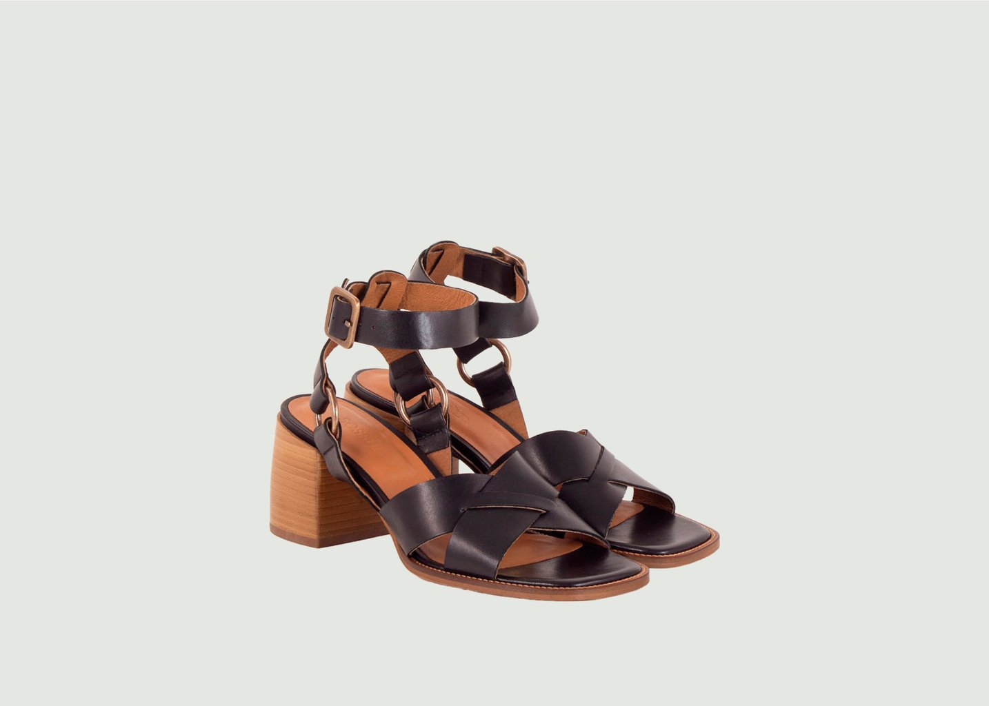L'exception Sandale OONA Noir Sessùn