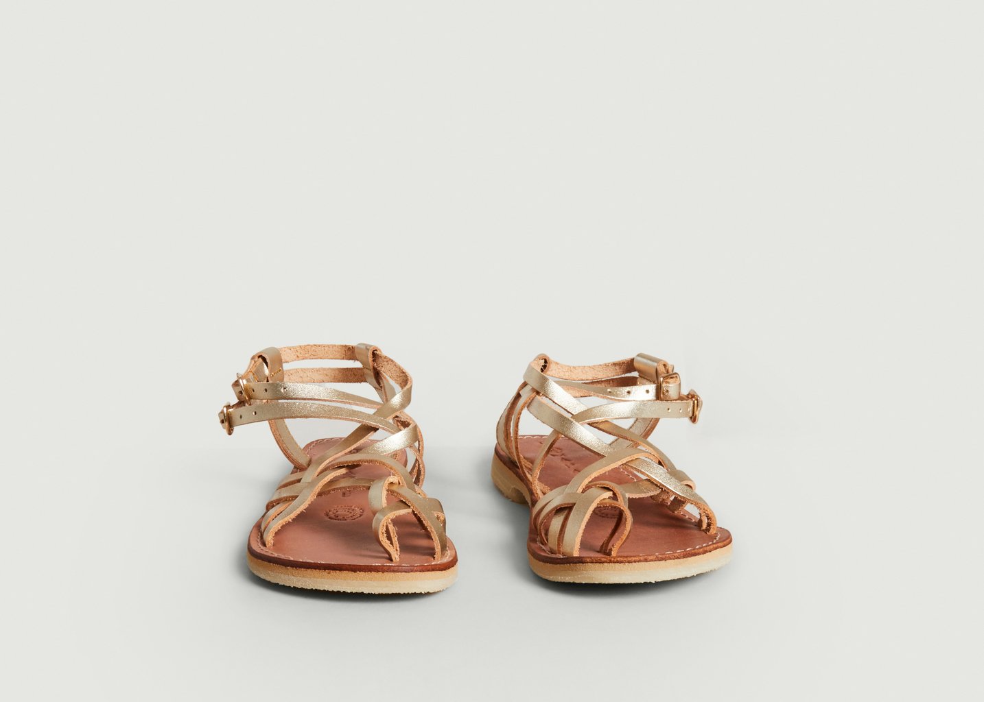 L'exception Sandale Selena Or Mapache
