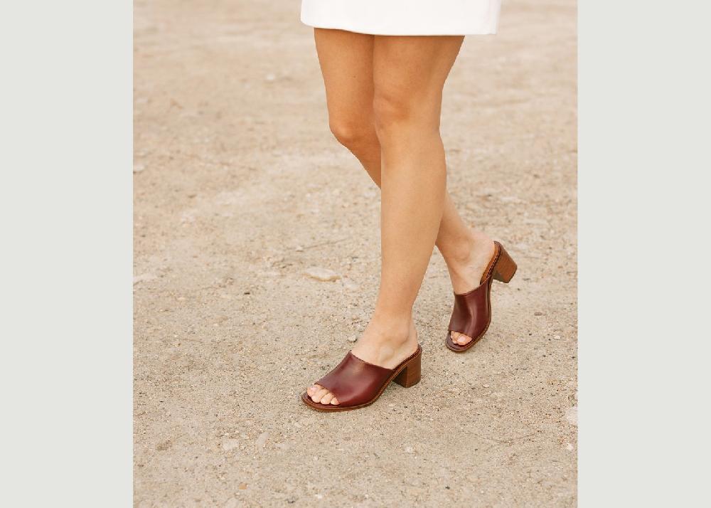 L'exception Sandale Tara Bordeaux Maison Toufet