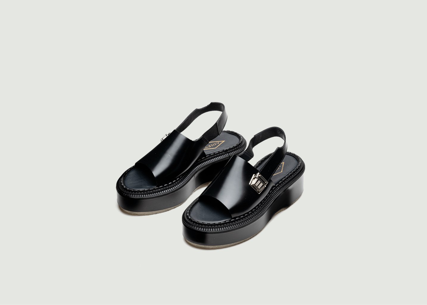 L'exception Sandale Type 200 Noir Adieu