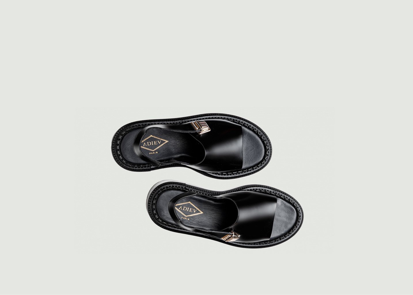 L'exception Sandale Type 200 Noir Adieu