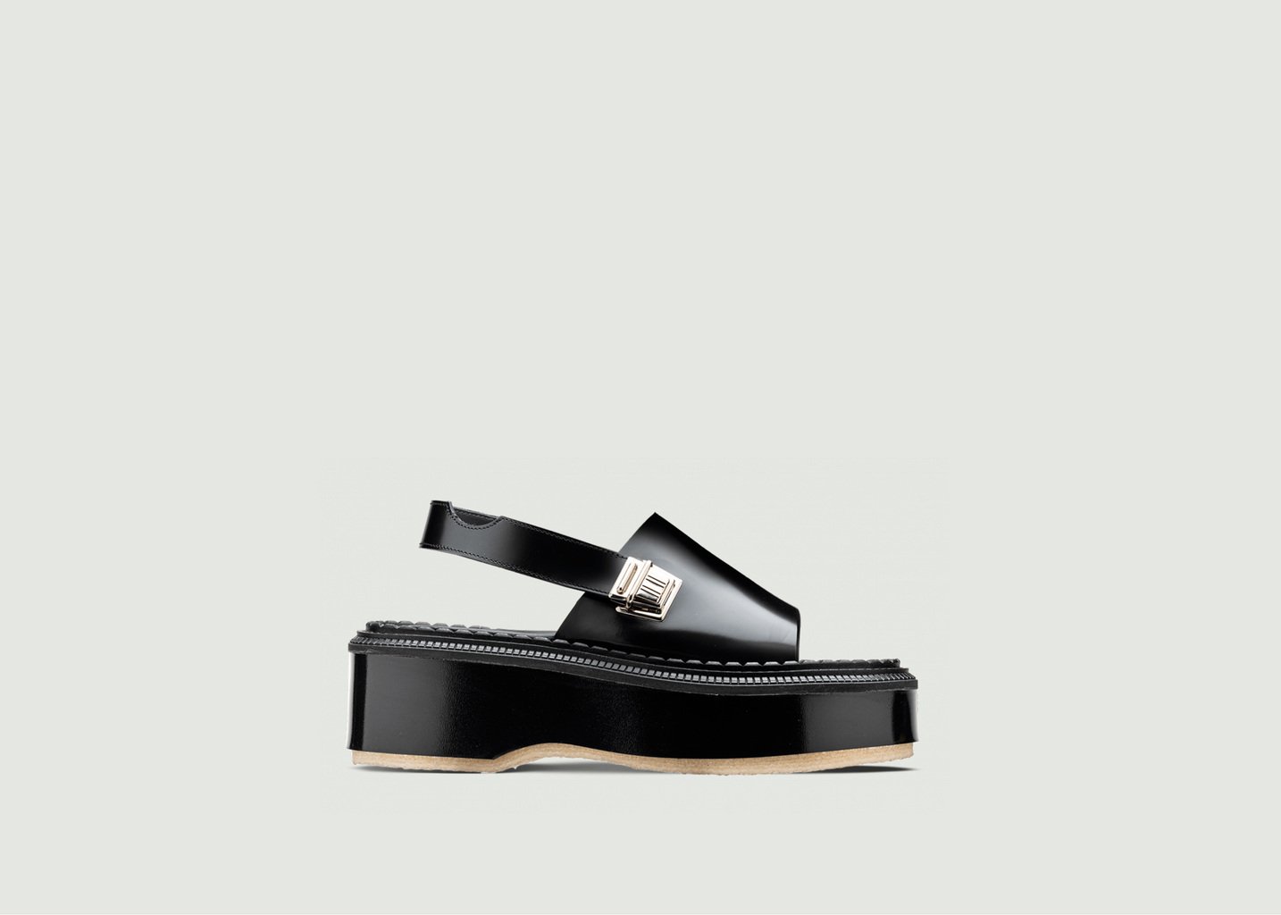 l'exception Sandale Type 200 Noir Adieu