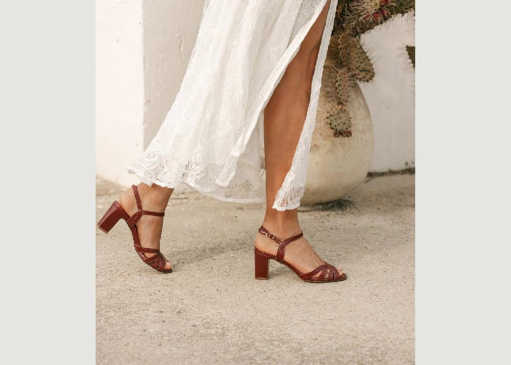 L'exception Sandale Viviane Bordeaux Maison Toufet