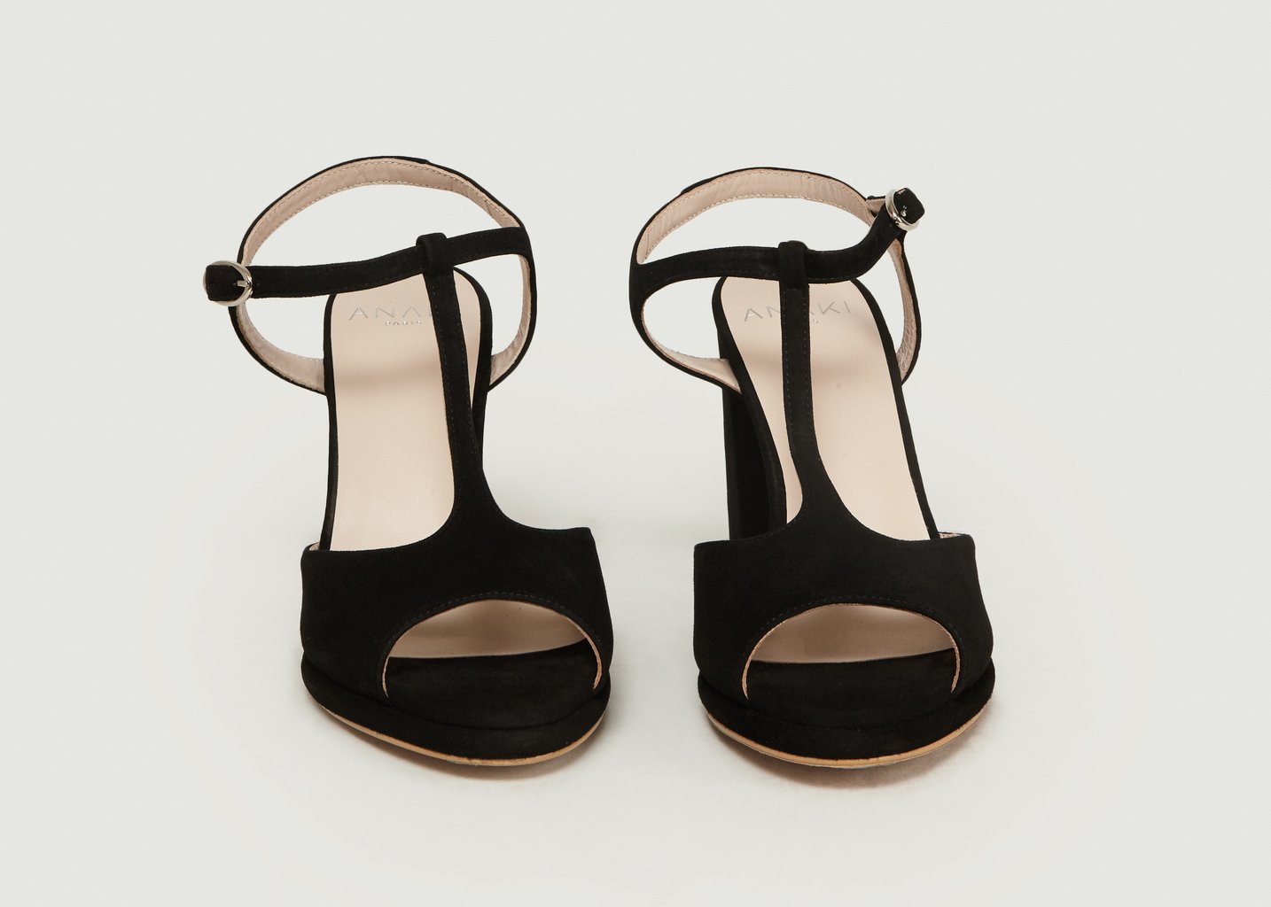 L'exception Sandales à Talons Fernet Noir Anaki