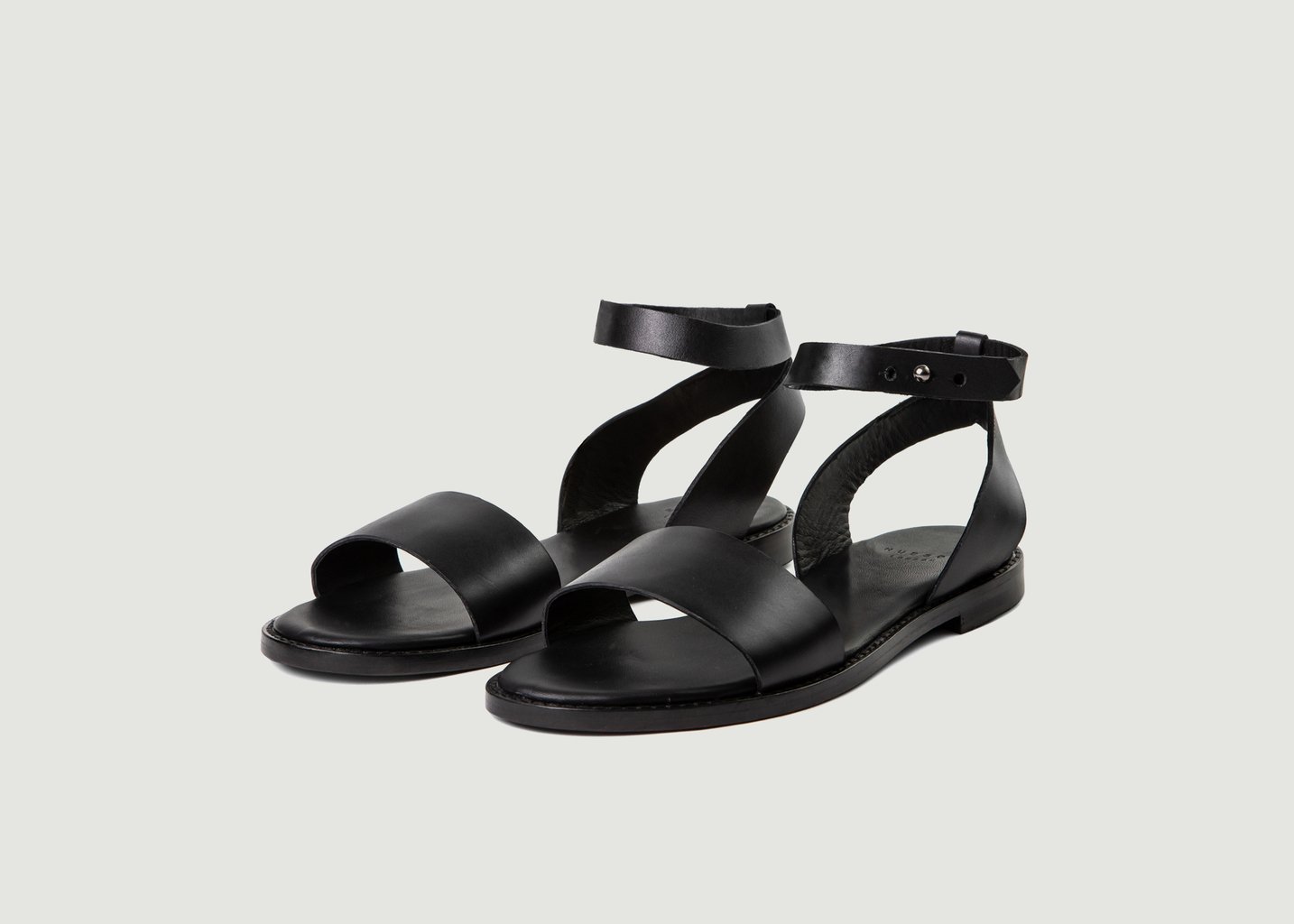 l'exception Sandales Anfisa Noir Hudson