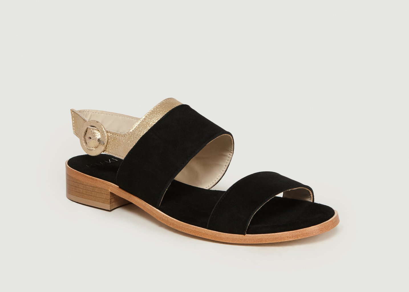 l'exception Sandales Arola Noir Anaki